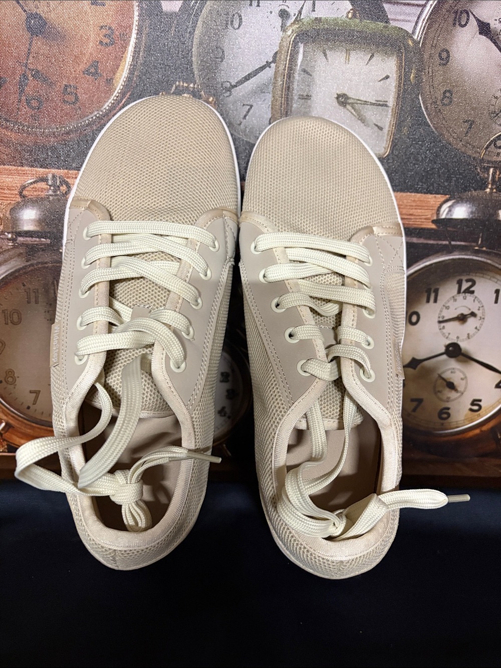 Everyday Neutral Lace-Up Women's Sneakers - Cream/beige